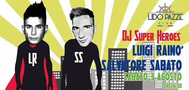 Beach Party - Superheroes - August 3 2013 - Lido Pazze