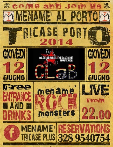 Rage Against The Machine - Tribute Band - Clab - 12 Giugno 2014