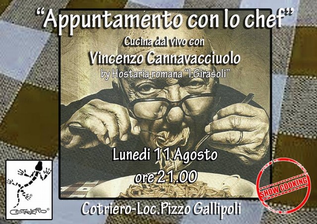 Appuntamento con lo chef Vincenzo Cannavacciuolo - 11 Agosto 2014
