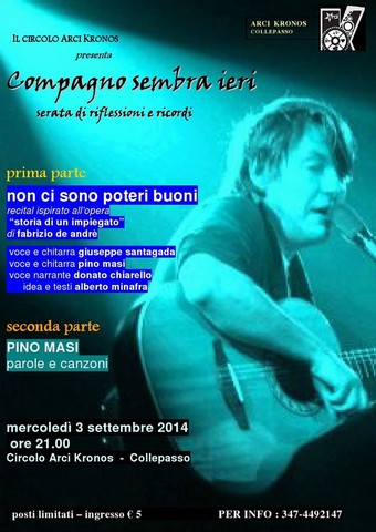 Compagno sembra ieri - 03 Settembre 2014